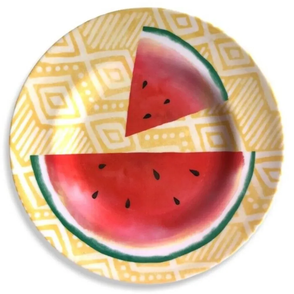 Watermelon Melamine Plates 8.5